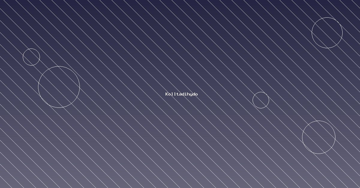 Kolltadihydo: The Ultimate Collagen-Hydration Powerhouse for Radiant Skin